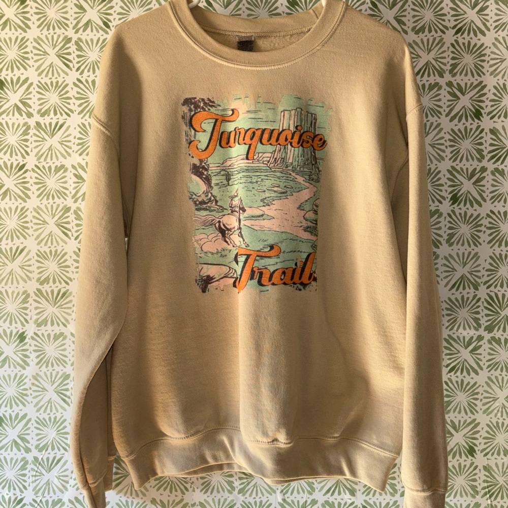 Turquoise trail sweatshirt